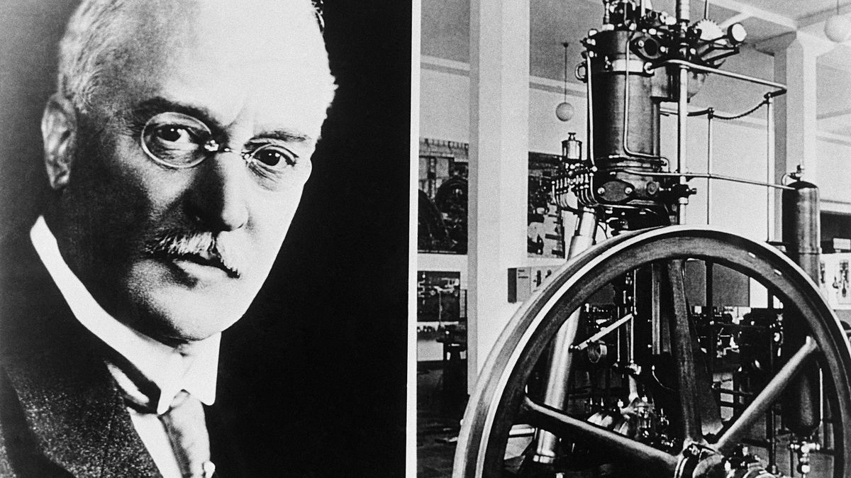 Patent na Dieselův motor slaví 130 let. Na naftu běžel až později